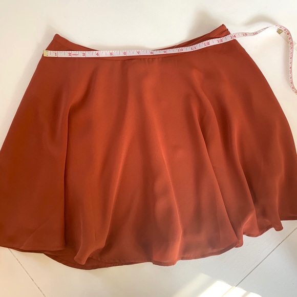 NWT Forever 21 Rust Color Mini Swing Skirt - Picture 10 of 11
